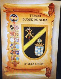 PERGAMINO DEL TERCIO DUQUE DE ALBA 2º DE LA LEGIÓN
