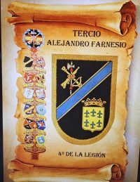 PERGAMINO DEL TERCIO ALEJANDRO FARNESIO 4º DE LA LEGIÓN