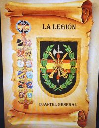 PERGAMINO DEL CUARTEL GENERAL DE LA LEGIÓN